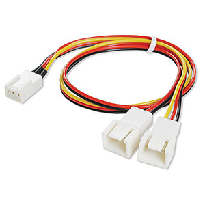 Fan 3 Wire To 3 Wire Y Connector FA-3-3 - Alpha Omega