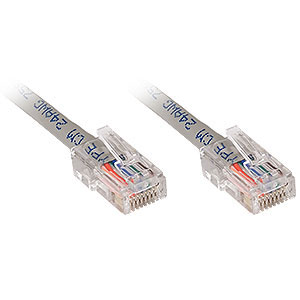 100ft CAT5e UTP Patch Cable, Gray - Universal