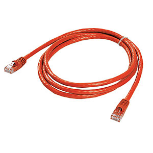 5ft. CAT6 Patch Cable W/ Boot, Red ZT1195279 - Ziotek