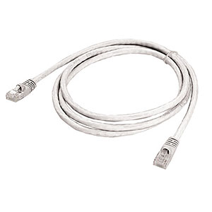 5ft. CAT6 Patch Cable W/ Boot, White ZT1195281 - Ziotek