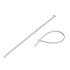 4in. Cable Tie 18lbs, White, 100 Pack
