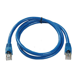 1ft Cat6a STP Patch Cable With Boot, Blue ZT1197243 - Ziotek