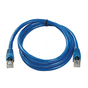 7ft Cat6a STP Patch Cable With Boot, Blue ZT1197246 - Ziotek