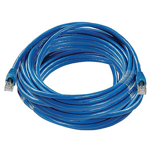 75ft Cat6a STP Patch Cable With Boot, Blue ZT1197251 - Ziotek