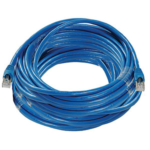 100ft Cat6a STP Patch Cable With Boot, Blue ZT1197252 - Ziotek