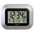 Atomic Digital Wall Clock, Silver WT-8005U-S