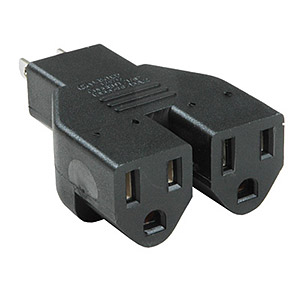 Power Adapter NEMA 5-15P To 2-5-15R - Universal