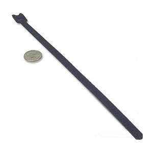 VELCRO Brand Quick Wrap Cable Ties 3/4in. X 12in. Black 25 Pack 156689 - Velcro