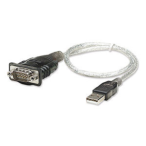 USB Type A Male To Serial DB9 Male Converter 205153 - Manhattan