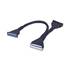 18 In. Round IDE ATA133 40-Pin Cable With 3 Connectors Black ZT1201075
