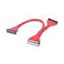 18in. Round IDE ATA133 40-Pin Cable With 3 Connectors Red ZT1201079