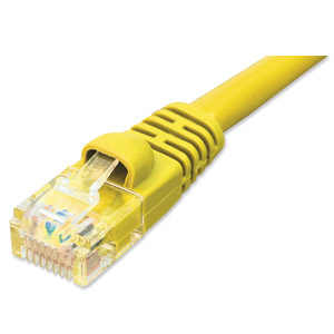 10ft. CAT6 Patch Cable With Boot, Yellow ZT1197279 - Ziotek
