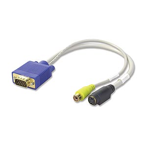 Video Card To S-Video And TV Adapter Cable ZT1310615 - Ziotek