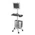 Aluminum Mobile Computing Workstation Cart ZT1110375