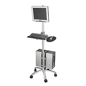 Aluminum Mobile Computing Workstation Cart ZT1110375 - Ziotek