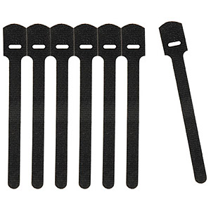 Mini Fuzzy Zip Ties, Black Q-35-007-BK - Rip Tie