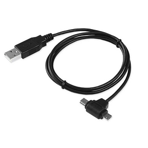 3ft. USB 2.0 Type A Male To Mini / Micro Dual End Male USB Cable ZT1311553 - Ziotek