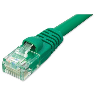 10ft CAT5e Network Patch Cable W/ Boot, Green ZT1195331 - Ziotek