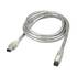 6ft. IEEE 1394b 9-Pin To 6-Pin Bilingual Firewire Cable, Clear ZT1222495