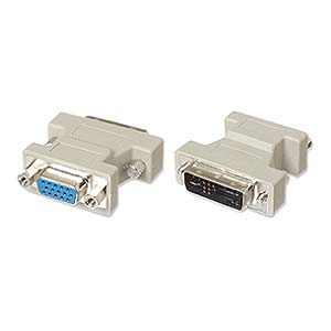 DVI Male Analog To HD15 Female Adapter ZT1212285 - Ziotek