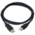 3ft. USB 2.0 Type A Male To Female Extension USB Cable, Black ZT1311033
