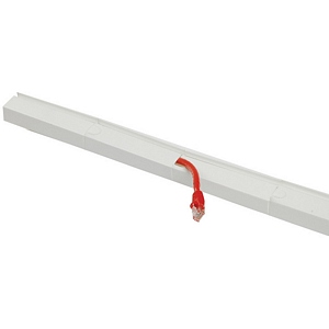 36in. Wire Organizer, Fold Open Channel, White 00210 - Cord Away