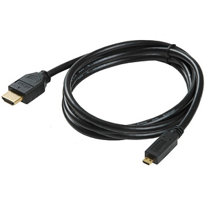 6ft. HDMI High-Speed W/ Ethernet Micro Type D Male To Type A Male CH151180G - GWC