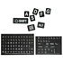 Large Print Keyboard Stickers, Black/White 51102-BLK