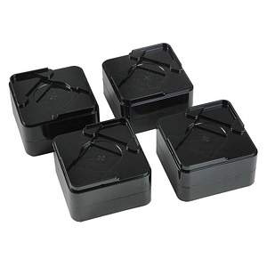 Consumer Products Raise-Its Workstation Risers, Black, 8 Risers 820-535-S - Headwind