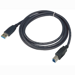 6ft. SuperSpeed USB 3.0 Type A Male To Type B Male USB Cable, Black - Universal