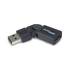 USB 2.0 Adapter, Bends And Rotates, Black FL001
