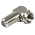 Coaxial Type F (Female To Male) Right Angle Adapter