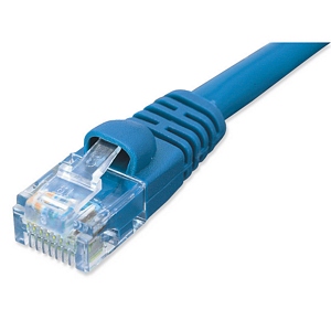 50ft. Cat6a UTP Patch Cable, W/ Boot, Blue ZT1197260 - Ziotek