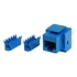Cat5e 8P8C Keystone Panel Jack, Blue