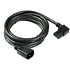 6.5ft. IEC Power Supply Cord, C14 To C13 Right Angle, Black