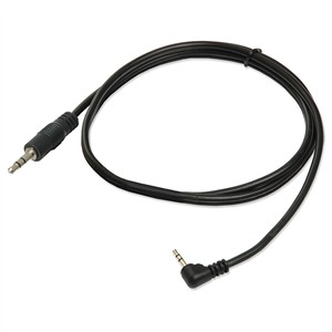 Stereo 3.5mm (3-band) Aux In, 90D, 3ft, Black ZT1900783 - Ziotek