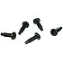 Rack Mount Screws, 10 / 32 Thread, Black, 50 Pack ZT1620401