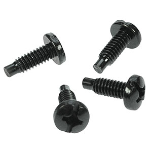 Rack Mount Screws, 12 / 24 Thread, Black, 50 Pack ZT1620403 - Ziotek