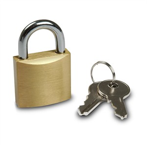 Lock Brass Padlock, Keyed LOCK-4130KA - Master