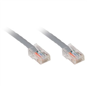 3ft CAT6 Non-Booted Network Patch Cable, UTP, Gray ZT1197294 - Ziotek