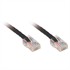 14ft CAT6 Non-Booted Network Patch Cable, UTP, Black ZT1197317