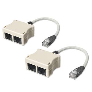 Network Pair Splitter 10/100, 2 Pack - Universal