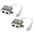 Network Pair Splitters 10/100 Shielded, 2 Pack 504195