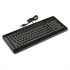 Large Print Backlit Keyboard, USB Wired, Blue/Orange LED