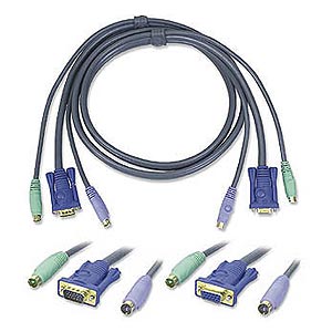 6ft. KVM PS2 Cable Low Loss 2L-1001P - Aten Technologies