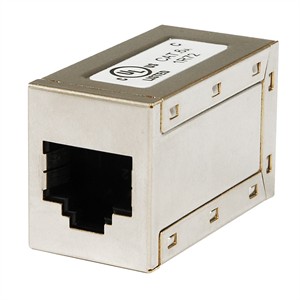 Cat6A RJ45 Inline Coupler, Shielded - Universal