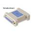 Null Modem Adapter DB25 Male To DB25 Female ZT1310290