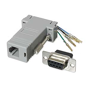 Modular Adapter DB9f To RJ11/12 - Universal