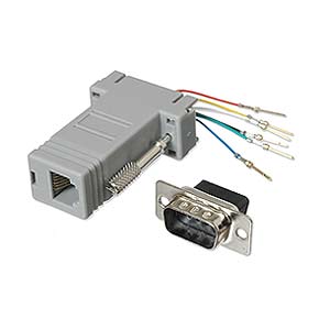 Modular Adapter DB9 M To RJ11 / RJ12 ZT1312010 - Ziotek