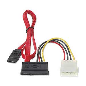 20in. Serial ATA Combo Power Cable - Universal